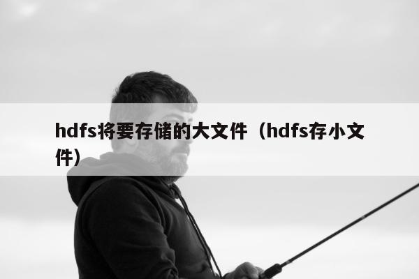 hdfs将要存储的大文件（hdfs存小文件）