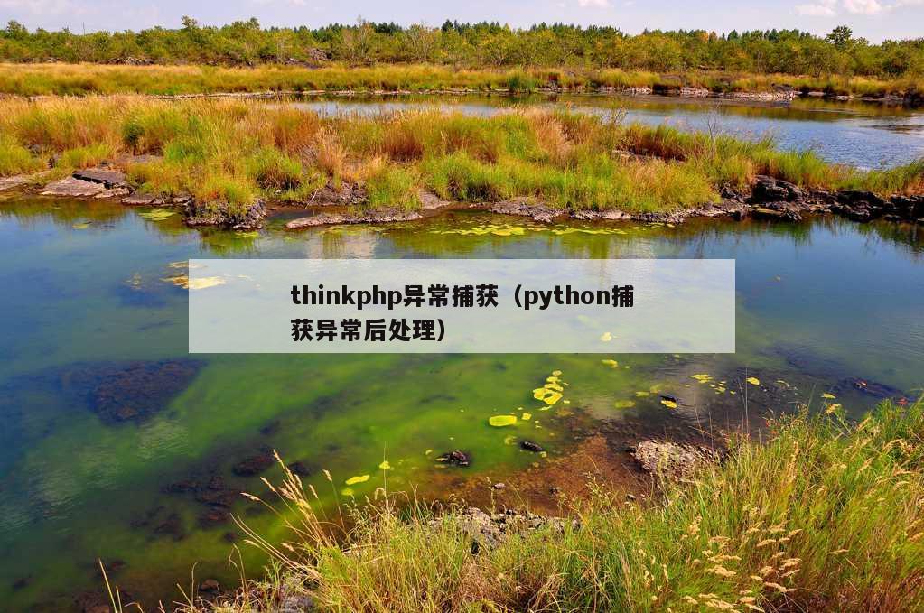 thinkphp异常捕获（python捕获异常后处理）