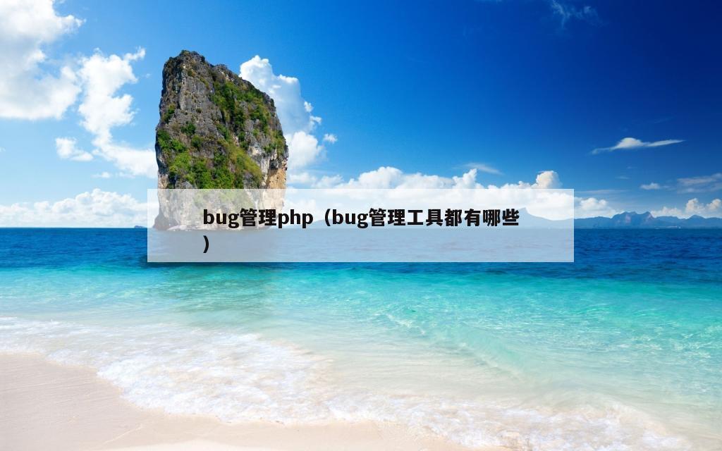 bug管理php（bug管理工具都有哪些）