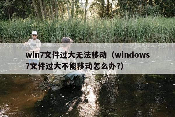 win7文件过大无法移动（windows7文件过大不能移动怎么办?）