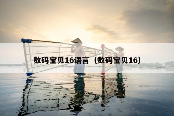 数码宝贝16语言（数码宝贝16）