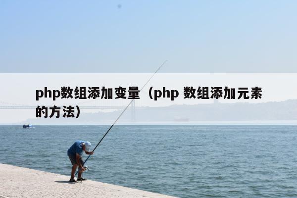 php数组添加变量（php 数组添加元素的方法）