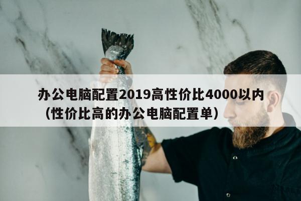 办公电脑配置2019高性价比4000以内（性价比高的办公电脑配置单）