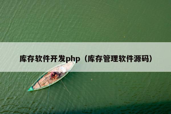 库存软件开发php（库存管理软件源码）