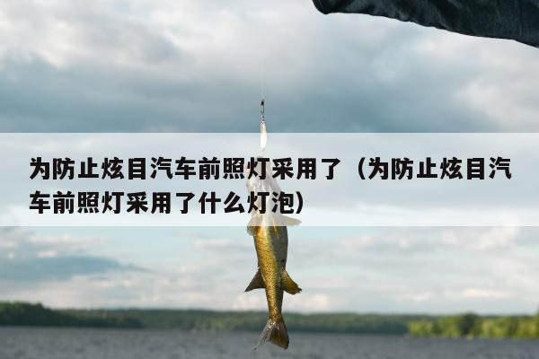 为防止炫目汽车前照灯采用了（为防止炫目汽车前照灯采用了什么灯泡）