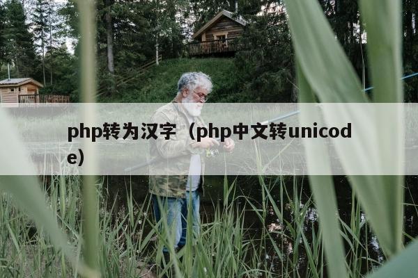 php转为汉字（php中文转unicode）