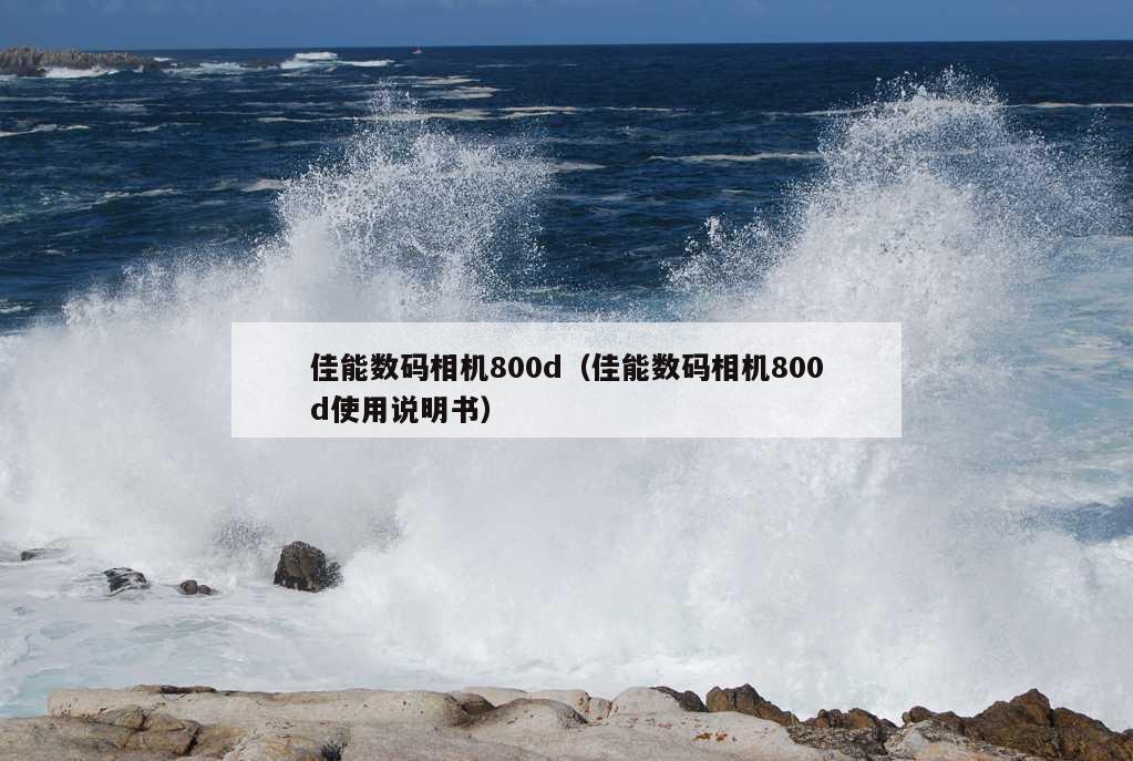 佳能数码相机800d（佳能数码相机800d使用说明书）