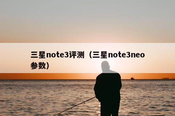 三星note3评测（三星note3neo参数）