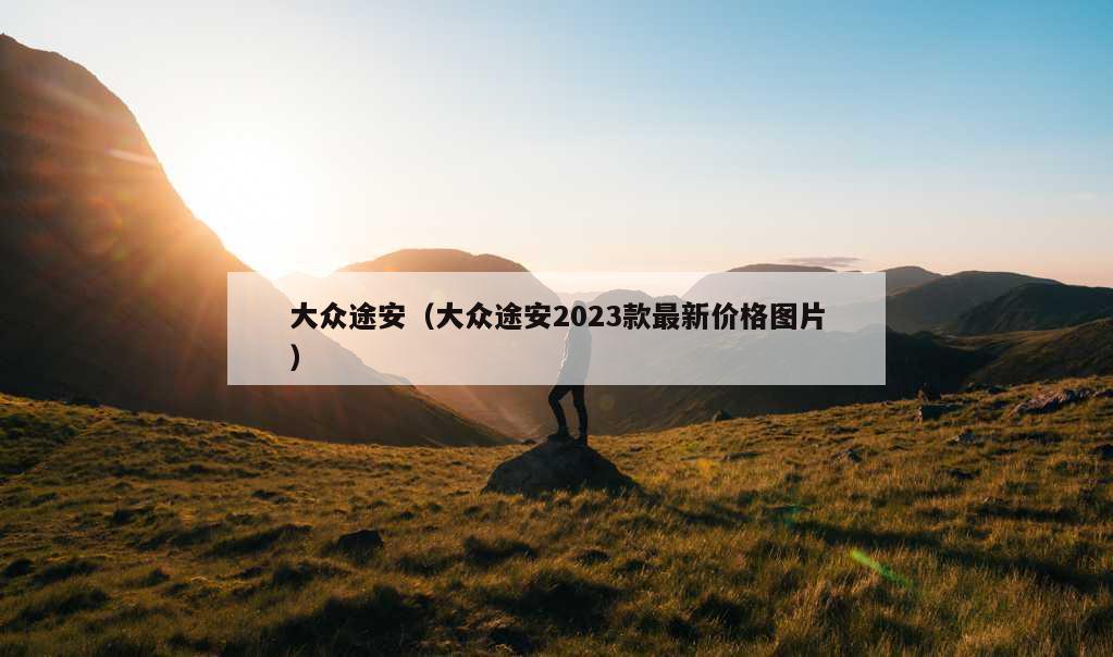 大众途安（大众途安2023款最新价格图片）