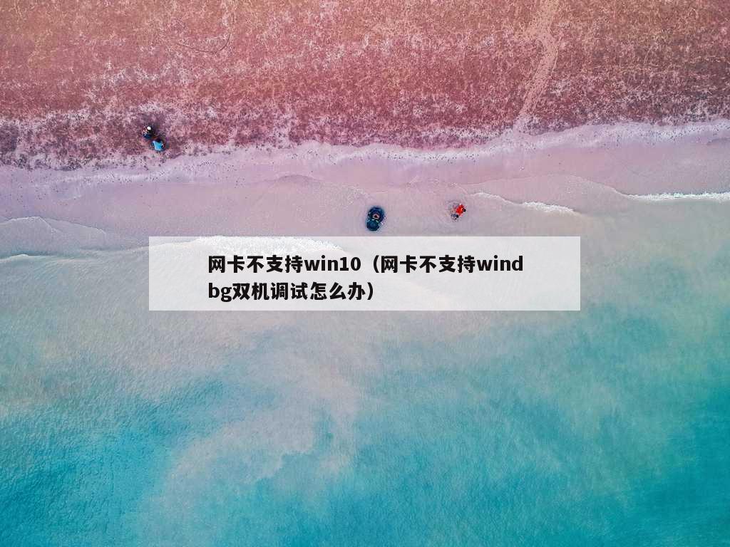 网卡不支持win10（网卡不支持windbg双机调试怎么办）