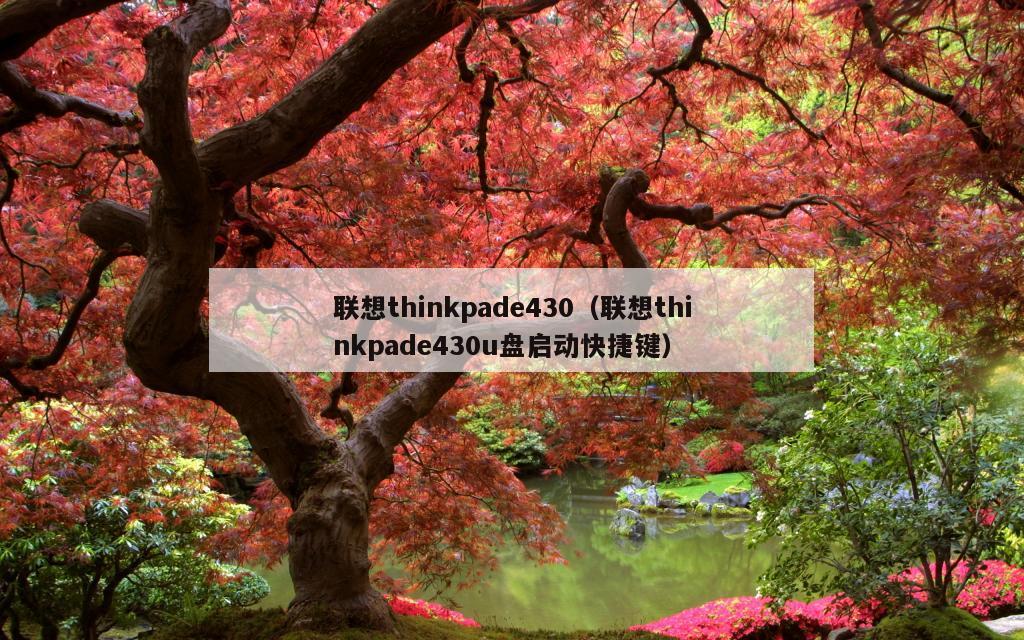 联想thinkpade430（联想thinkpade430u盘启动快捷键）