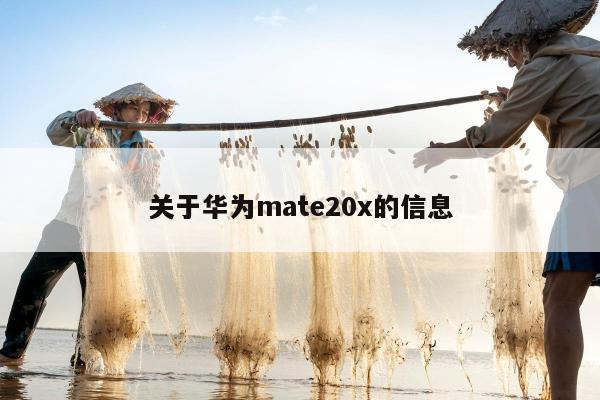 关于华为mate20x的信息