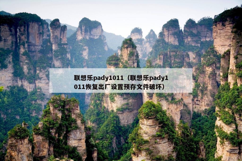 联想乐pady1011（联想乐pady1011恢复出厂设置预存文件破坏）