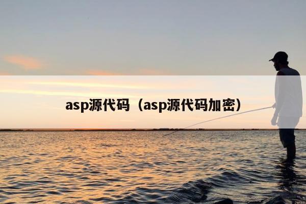 asp源代码（asp源代码加密）