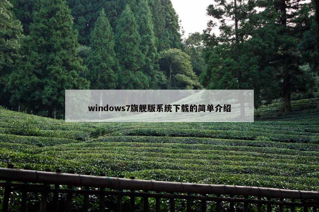 windows7旗舰版系统下载的简单介绍