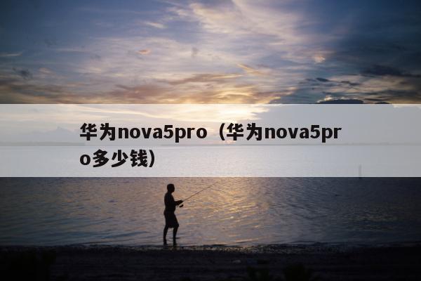 华为nova5pro（华为nova5pro多少钱）