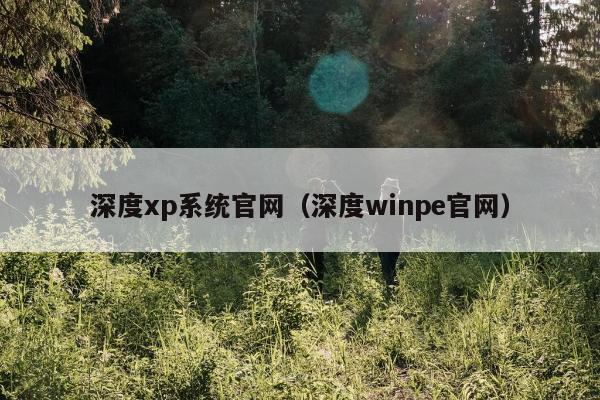 深度xp系统官网（深度winpe官网）