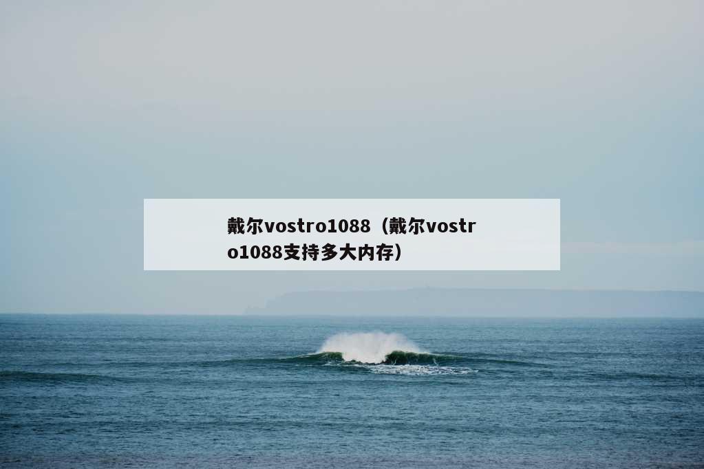 戴尔vostro1088（戴尔vostro1088支持多大内存）