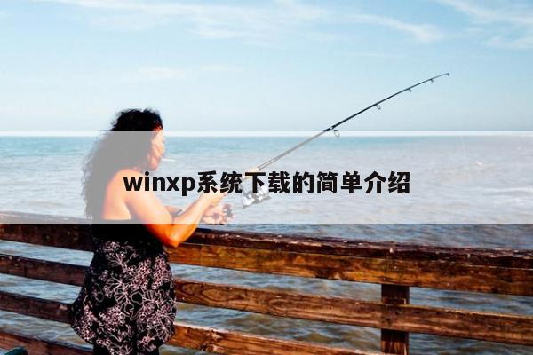 winxp系统下载的简单介绍