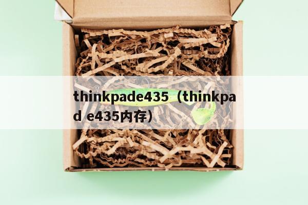 thinkpade435（thinkpad e435内存）