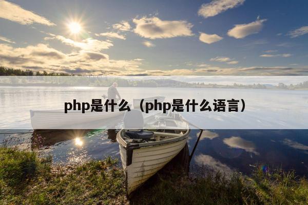 php是什么（php是什么语言）