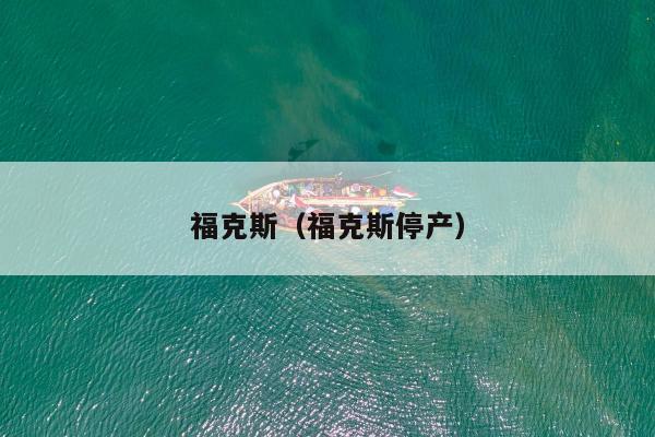 福克斯（福克斯停产）