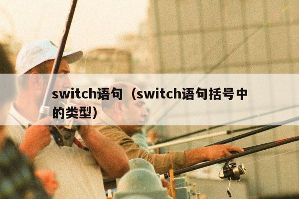 switch语句（switch语句括号中的类型）