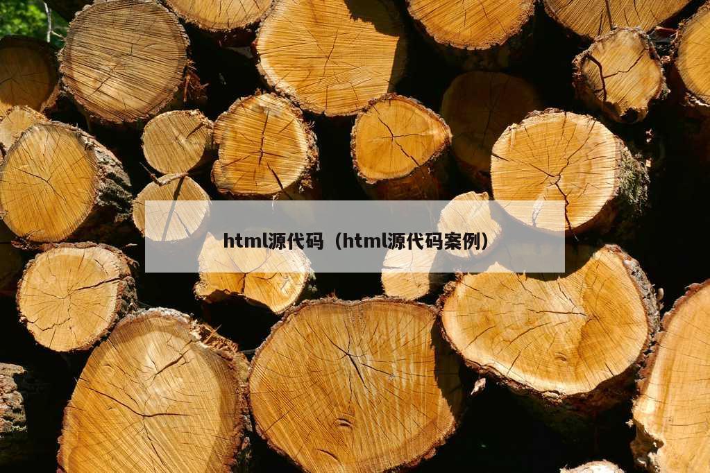 html源代码（html源代码案例）