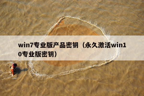 win7专业版产品密钥（永久激活win10专业版密钥）