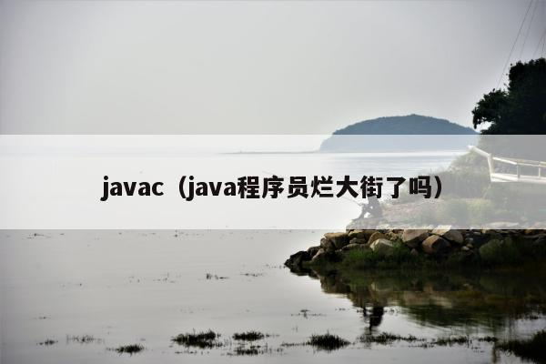 javac（java程序员烂大街了吗）