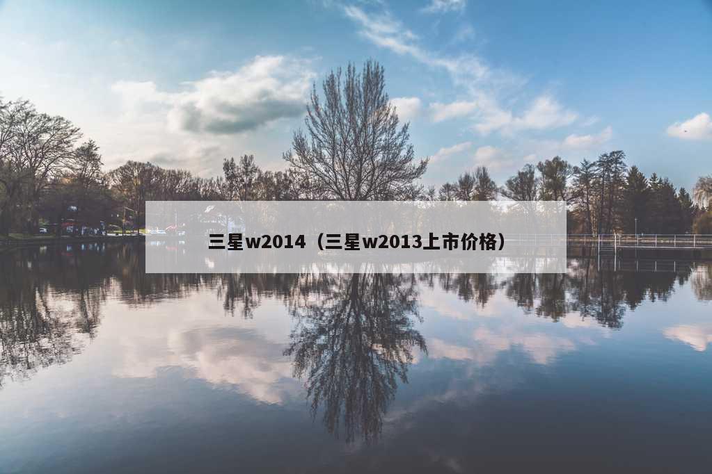 三星w2014（三星w2013上市价格）