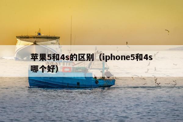 苹果5和4s的区别（iphone5和4s哪个好）