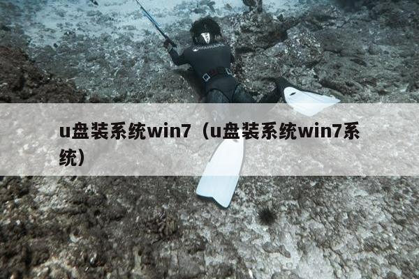 u盘装系统win7（u盘装系统win7系统）