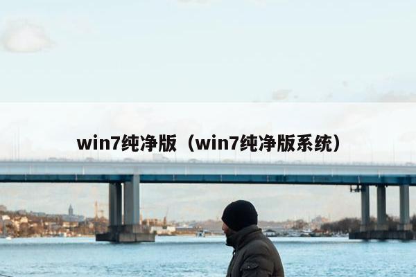 win7纯净版（win7纯净版系统）