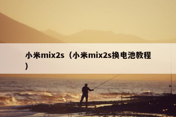 小米mix2s（小米mix2s换电池教程）