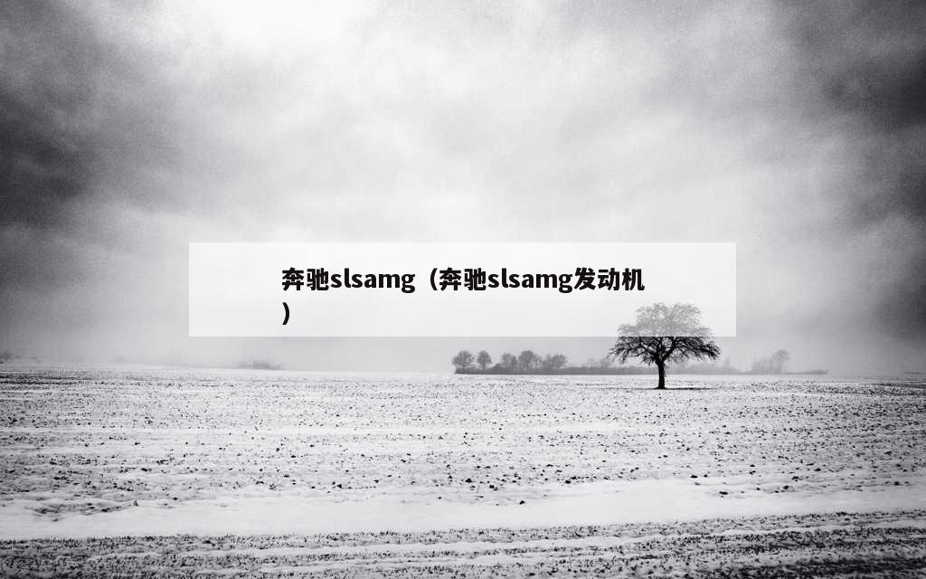 奔驰slsamg（奔驰slsamg发动机）