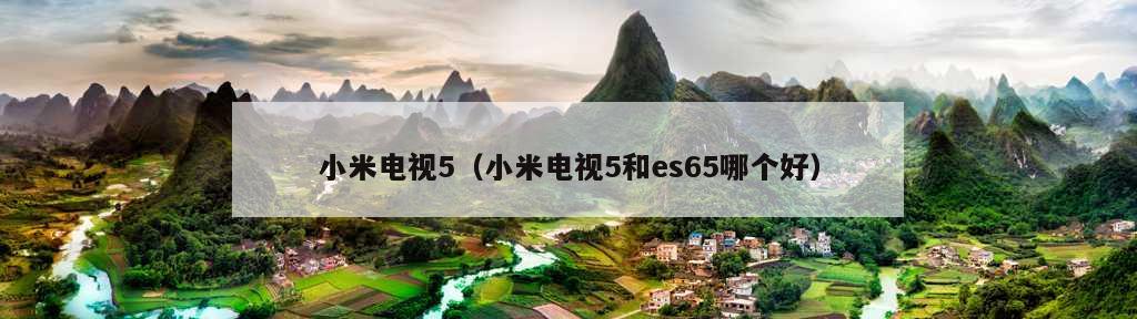 小米电视5（小米电视5和es65哪个好）