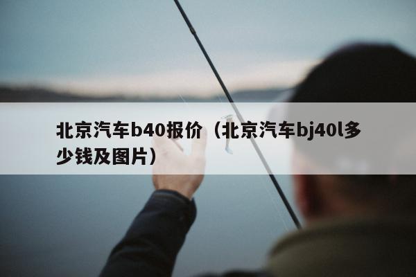 北京汽车b40报价（北京汽车bj40l多少钱及图片）