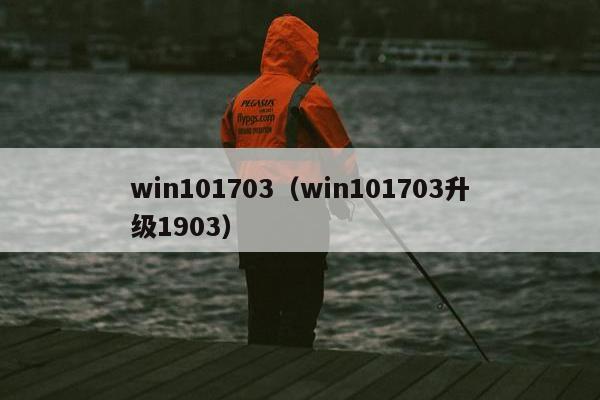 win101703（win101703升级1903）