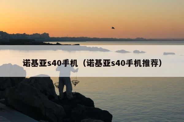 诺基亚s40手机（诺基亚s40手机推荐）