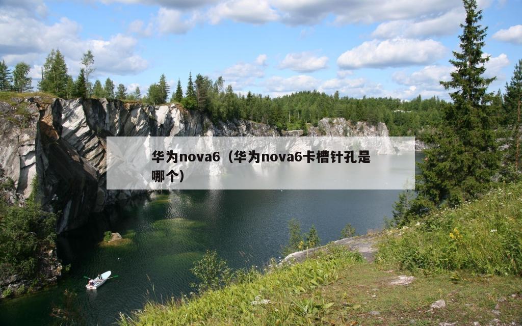 华为nova6（华为nova6卡槽针孔是哪个）