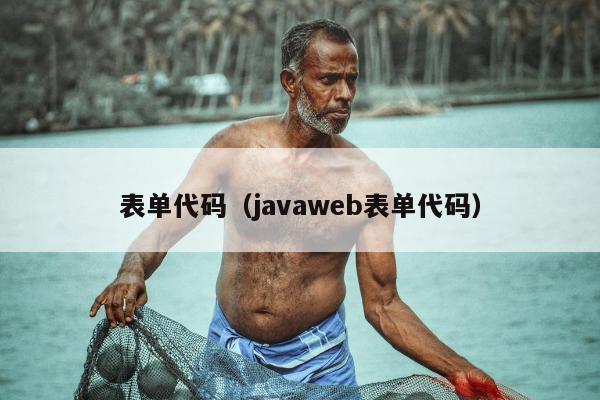 表单代码（javaweb表单代码）