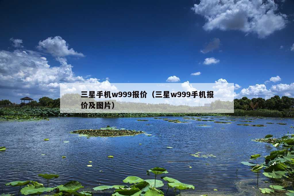 三星手机w999报价（三星w999手机报价及图片）