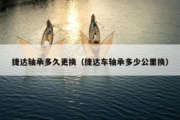 捷达轴承多久更换（捷达车轴承多少公里换）