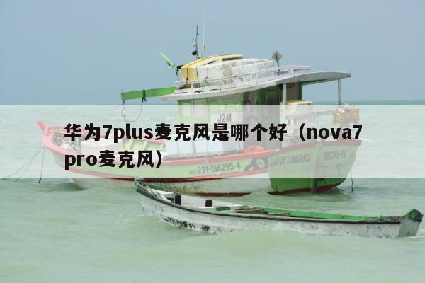 华为7plus麦克风是哪个好（nova7pro麦克风）