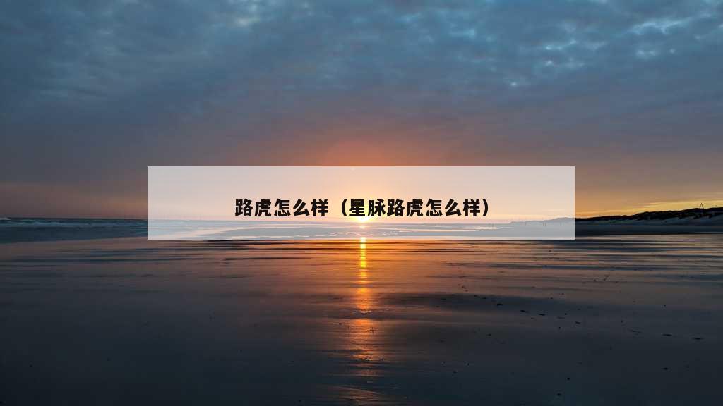 路虎怎么样（星脉路虎怎么样）