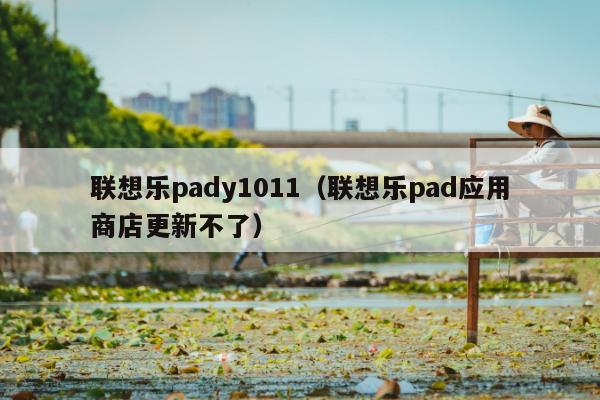 联想乐pady1011（联想乐pad应用商店更新不了）