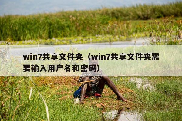 win7共享文件夹（win7共享文件夹需要输入用户名和密码）