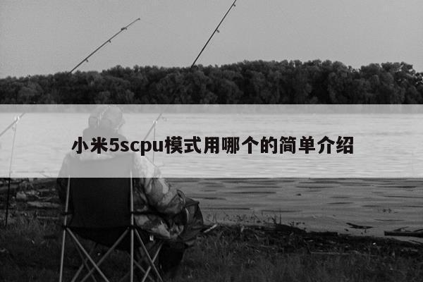 小米5scpu模式用哪个的简单介绍