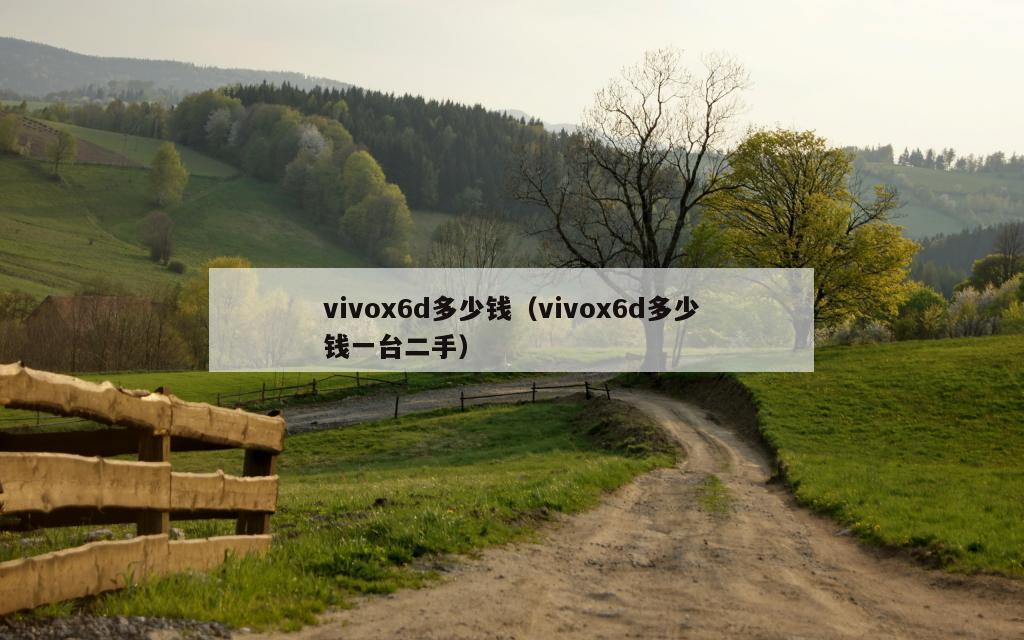 vivox6d多少钱（vivox6d多少钱一台二手）